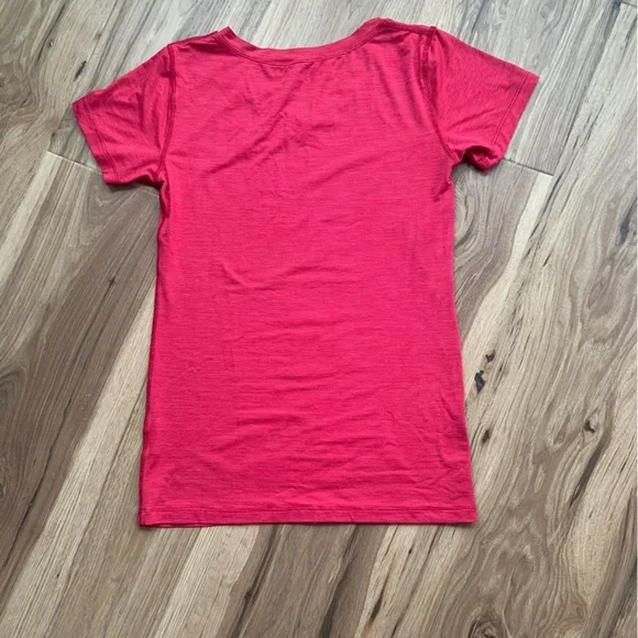 Tommie Copper Cool Copper Womens Active Wear Vneck Compression Shirt Red Sz L - Picture 3 of 8